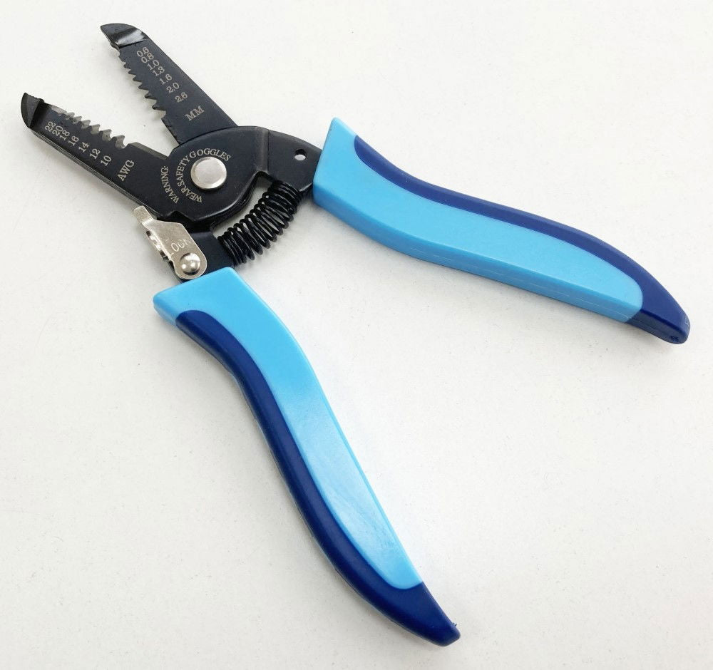 WIRE STRIP PLIERS 10-22 swg SPRING LOADED LOCKING CATCH - TOOLZONE KDPPL129