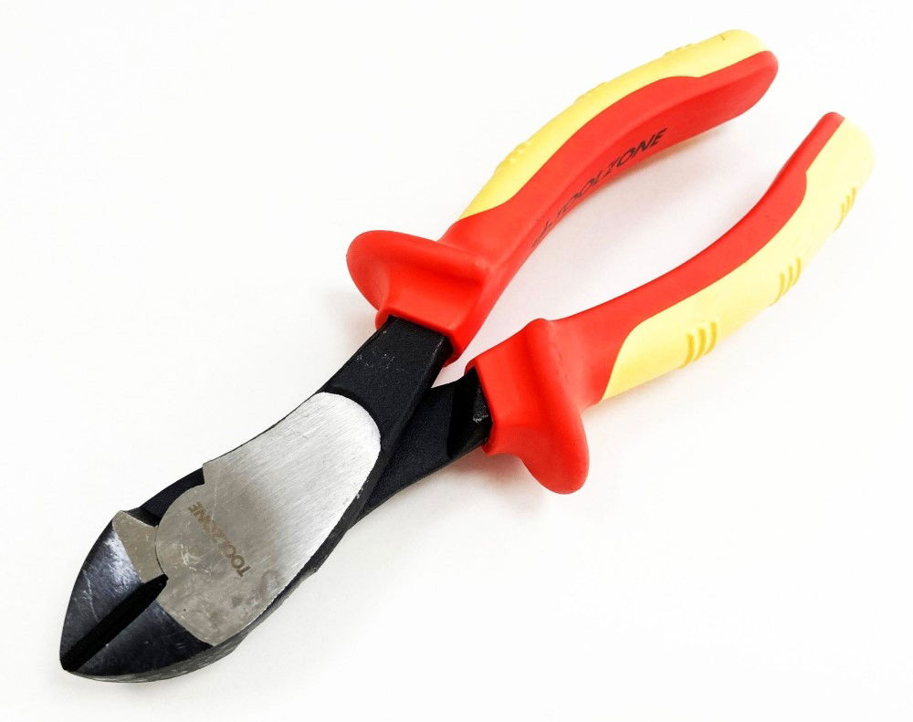 SIDE CUTTER PLIER VDE 7 1/2 6150 CRV STEEL 1000V - TOOLZONE KDPPL135