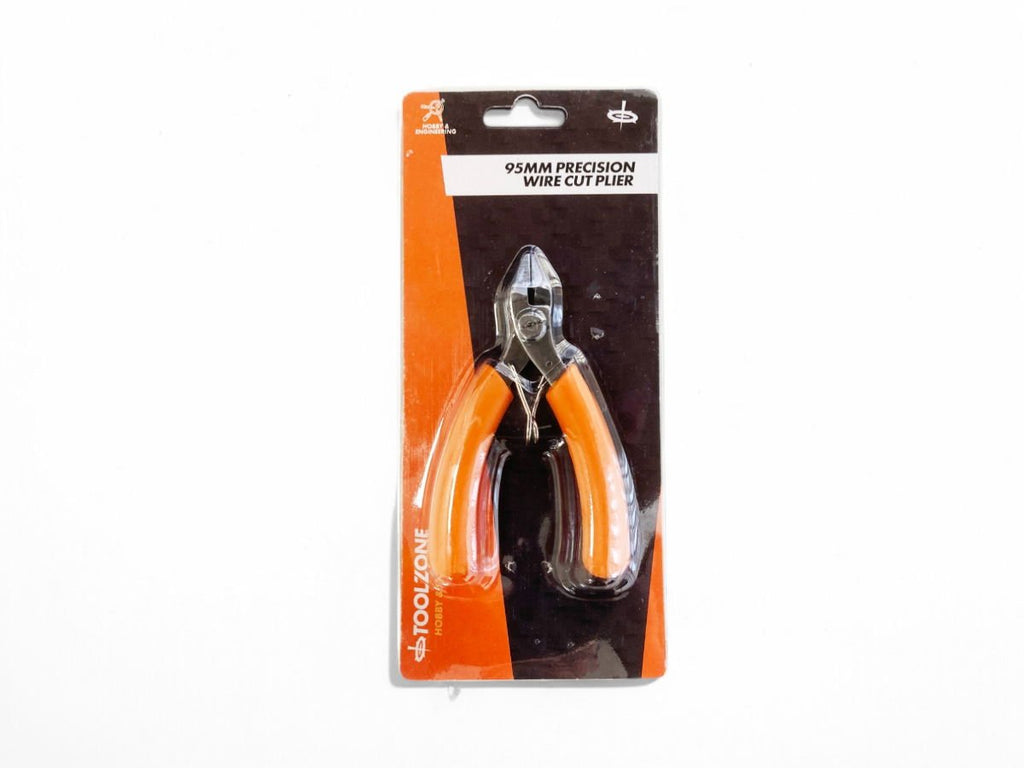 MINI WIRE CUT PLIERS STAINLESS STEEL 95mm PVC HANDLE - TOOLZONE KDPPL183