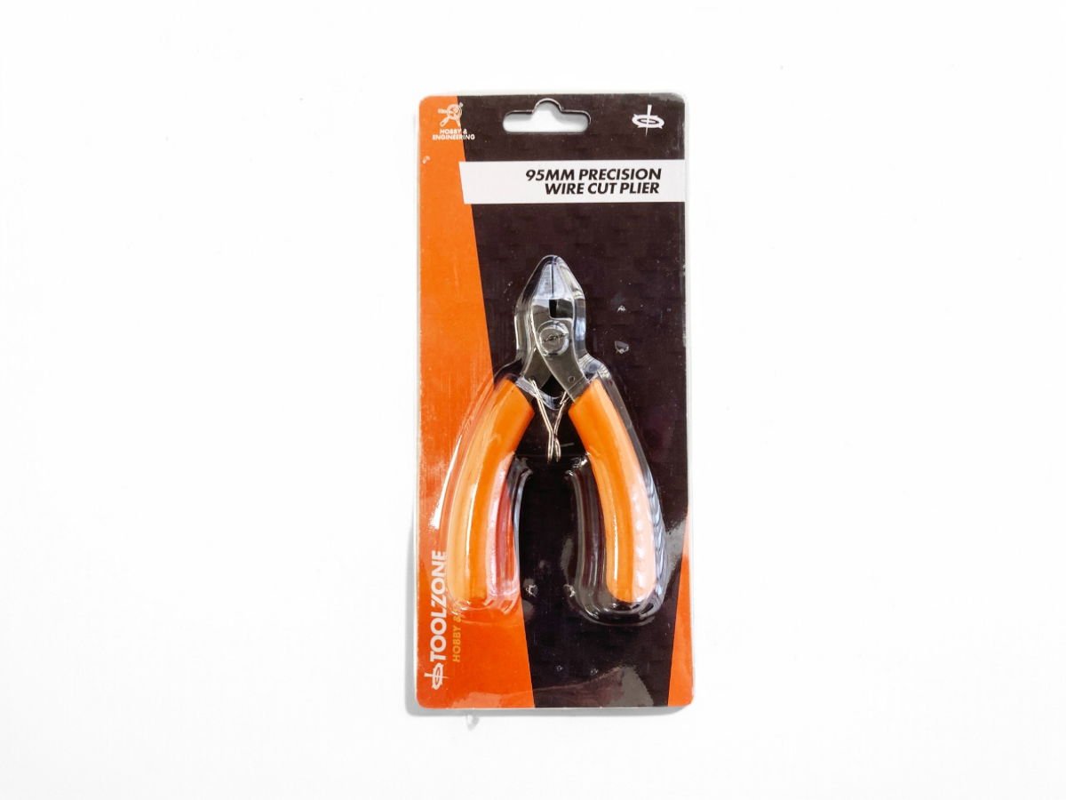 MINI WIRE CUT PLIERS STAINLESS STEEL 95mm PVC HANDLE - TOOLZONE KDPPL183