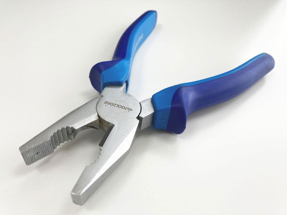 COMBINATION PLIER HEAVY DUTY 8 SATIN FINISH DROP FORGED STEEL - TOOLZONE KDPPL206