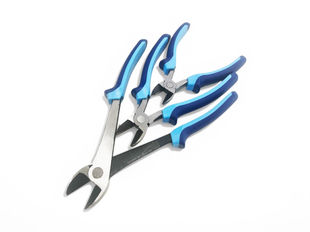 SIDE CUT PLIERS SET 3PC 6, 8, 10 DROP FORGED STEEL - TOOLZONE KDPPL215