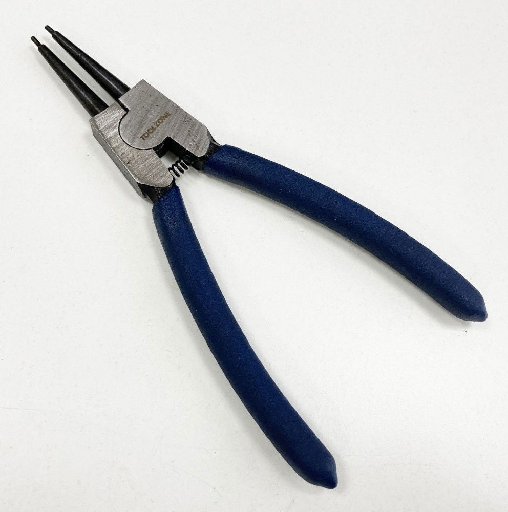 CIRCLIP PLIERS EXTERNAL STRAIGHT 6 CARBON STEEL - TOOLZONE KDPPL239