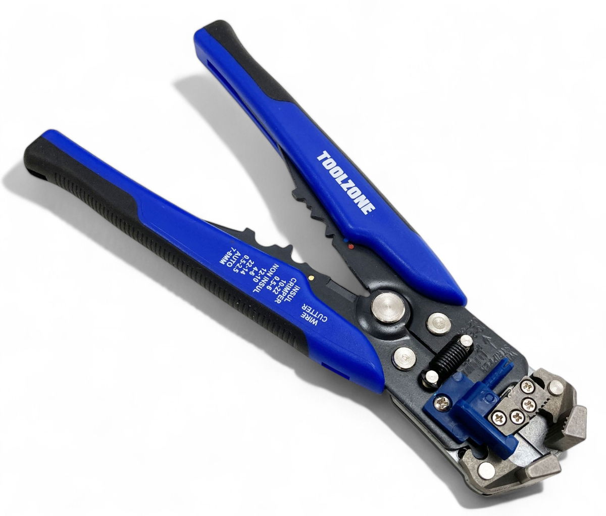 AUTO STRIPPER AND CRIMPER 10-24 awg 0.13-6.0mm² BLUE - TOOLZONE KDPPL256