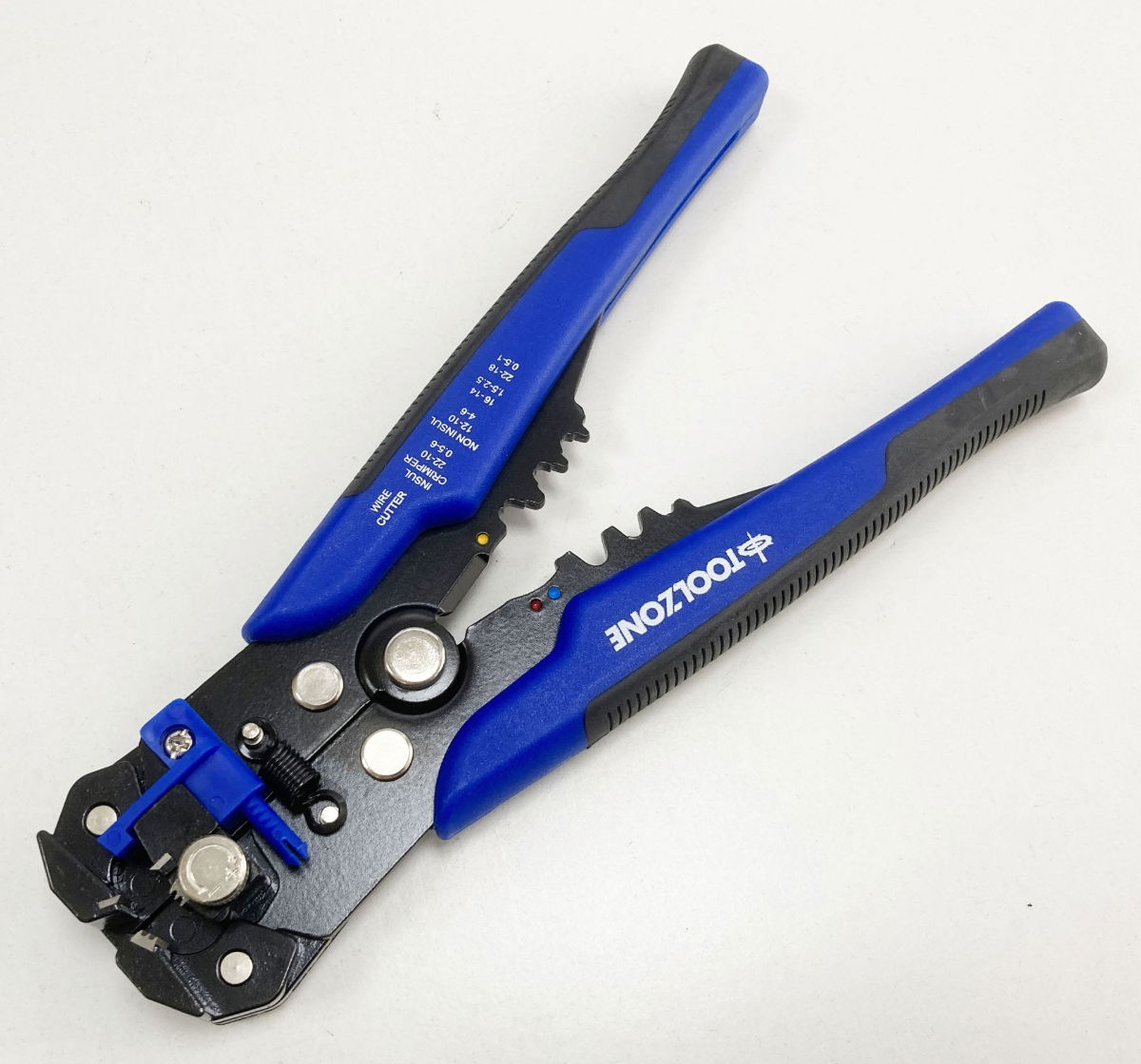 AUTO WIRE STRIPPER AND CRIMPERS 10-24 awg 0.2-6.0mm² - TOOLZONE KDPPL298