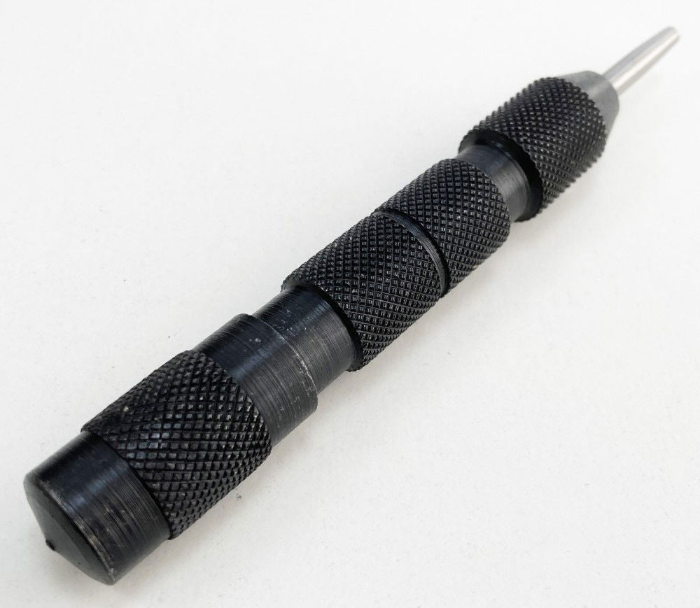 AUTO CENTRE PUNCH 135 x 20mm KNURLED STEEL BODY - TOOLZONE KDPPN015