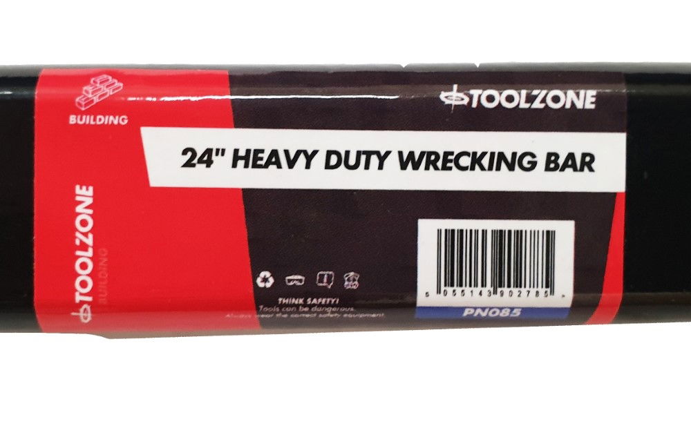 WRECKING BAR HEAVY DUTY 24 DROP FORGED STEEL - TOOLZONE KDPPN085