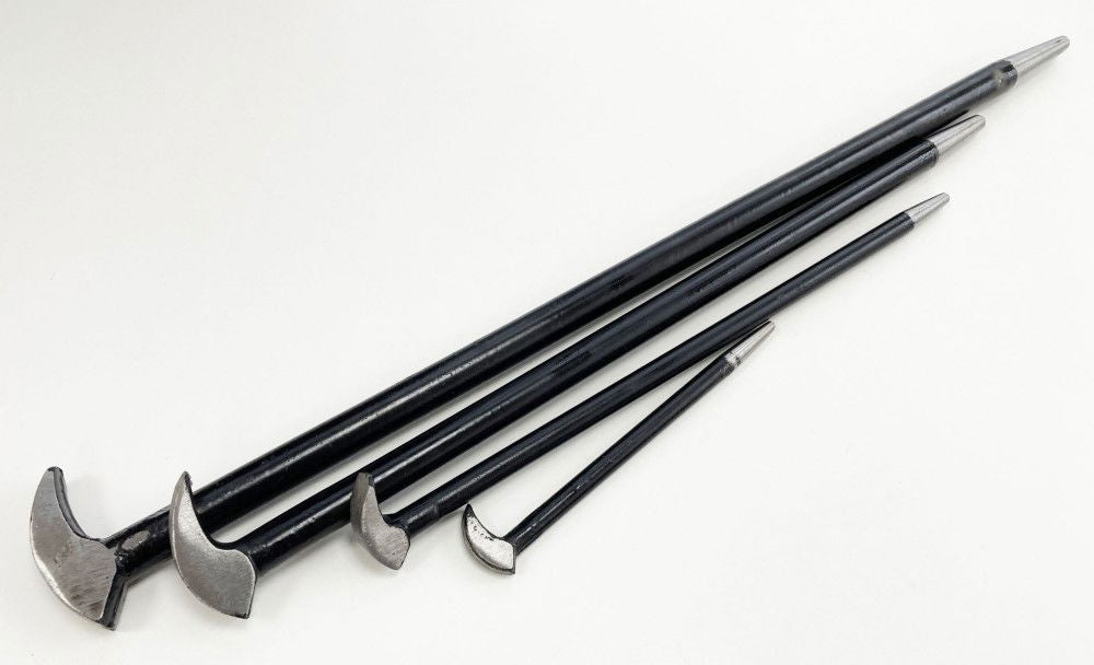 PRY BAR SET HEEL & TOE 4PC 6, 12, 16, 20 DROP FORGED - TOOLZONE KDPPN087