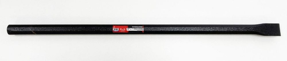 COLD CHISEL 12 x 1/2 DROP FORGED HARDENED STEEL BLACK FINISH - TOOLZONE KDPPN159