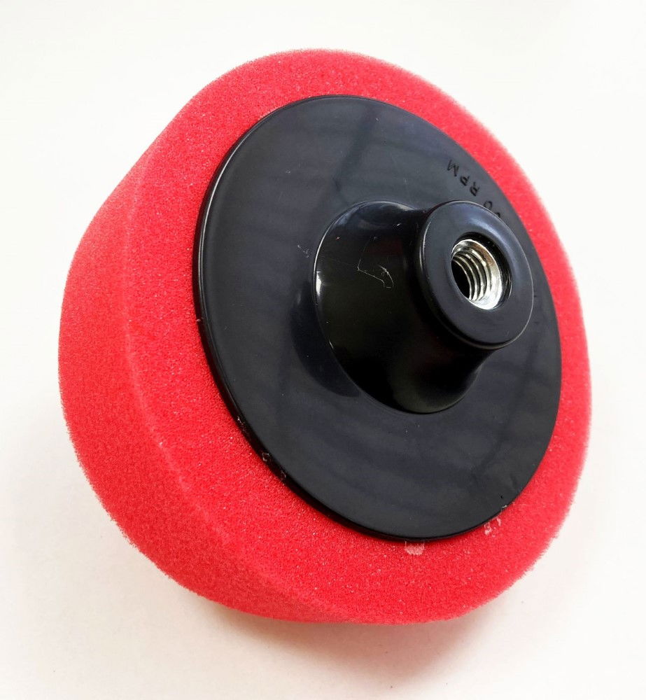 POLISHING SPONGE SOFT 150 x 50mm M14 THREAD - TOOLZONE KDPPW160