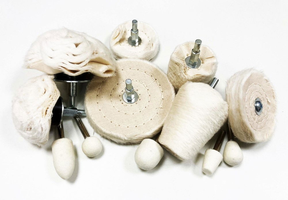 POLISHING KIT 18PC WITH 6 COMPOUNDS FELT BOBS BUFFS AND WHEELS - TOOLZONE KDPPW163