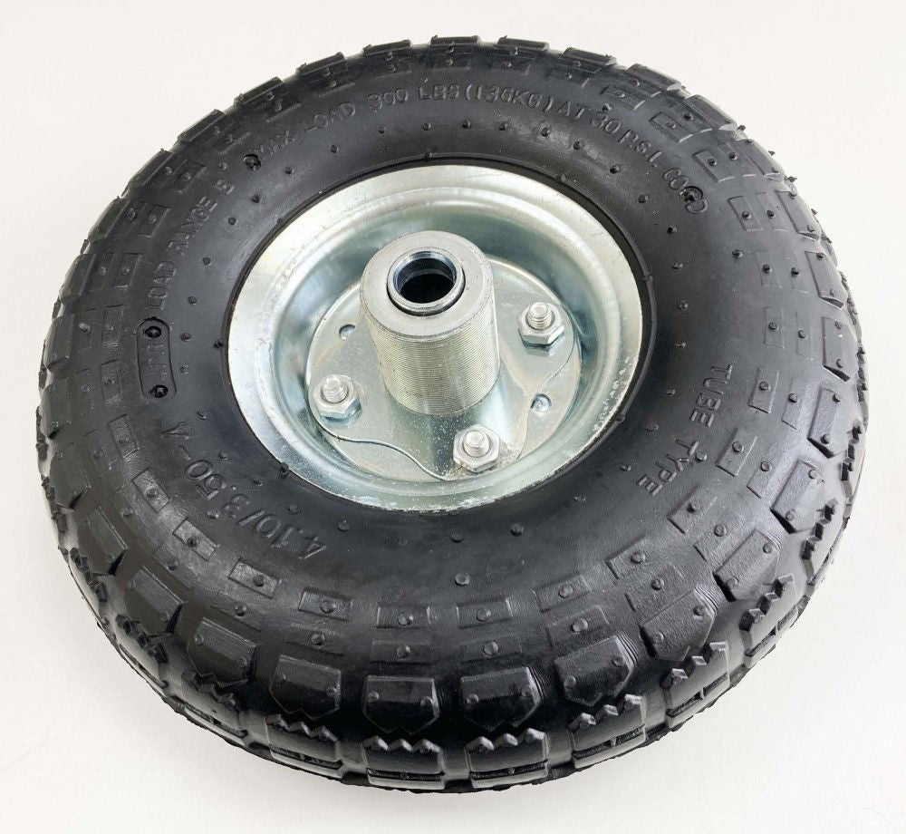 SACK TRUCK SPARE WHEEL SILVER CENTRE 250 x 76mm 16mm BORE - TOOLZONE KDPRM003
