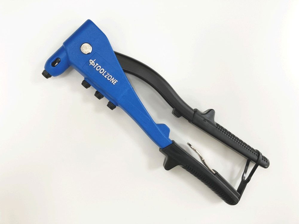 HAND RIVETER 265mm 2.4-4.8mm 4 NOZZLES - TOOLZONE KDPRV002