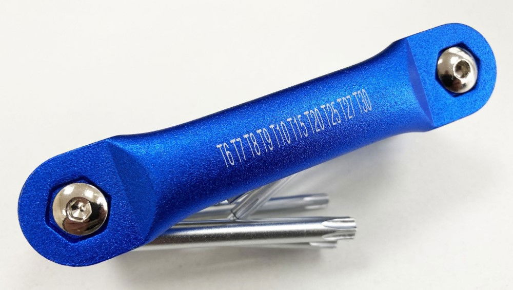 FOLDING STAR KEY SET T6-T30 ALUMINIUM FRAME - TOOLZONE KDPSD087
