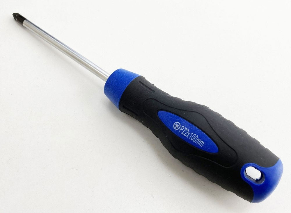 POZI SCREWDRIVER 100mm PZ2 - TOOLZONE KDPSD259