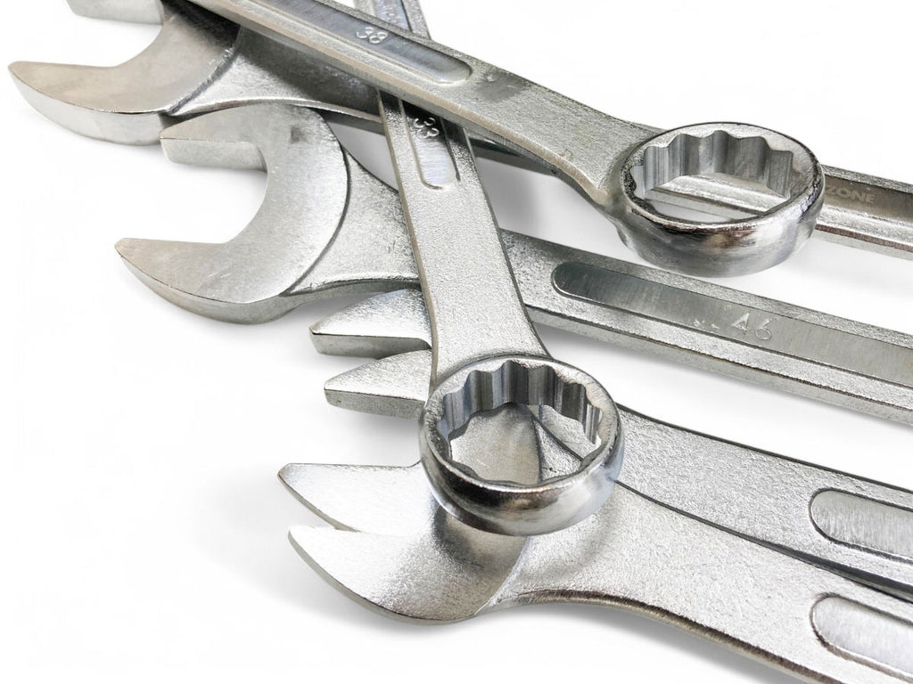 JUMBO COMBINATION SPANNERS SET 6PC 33-50mm - TOOLZONE KDPSP008