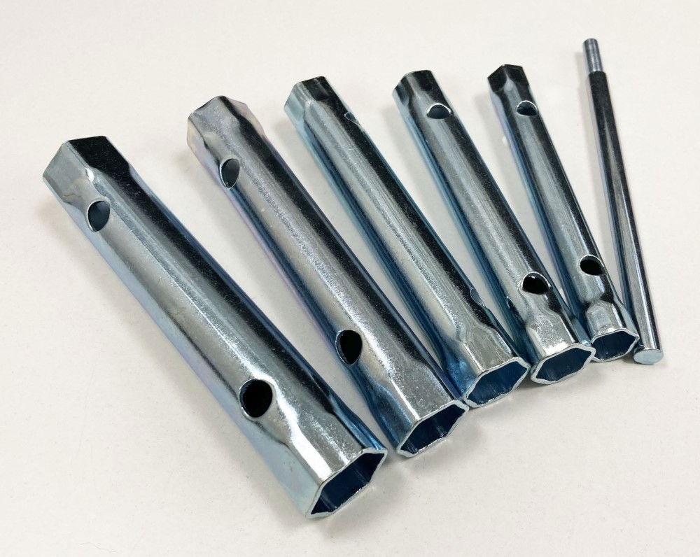 BOX SPANNER SET 6pc 10-19mm WITH DRIVE BAR - TOOLZONE KDPSP150