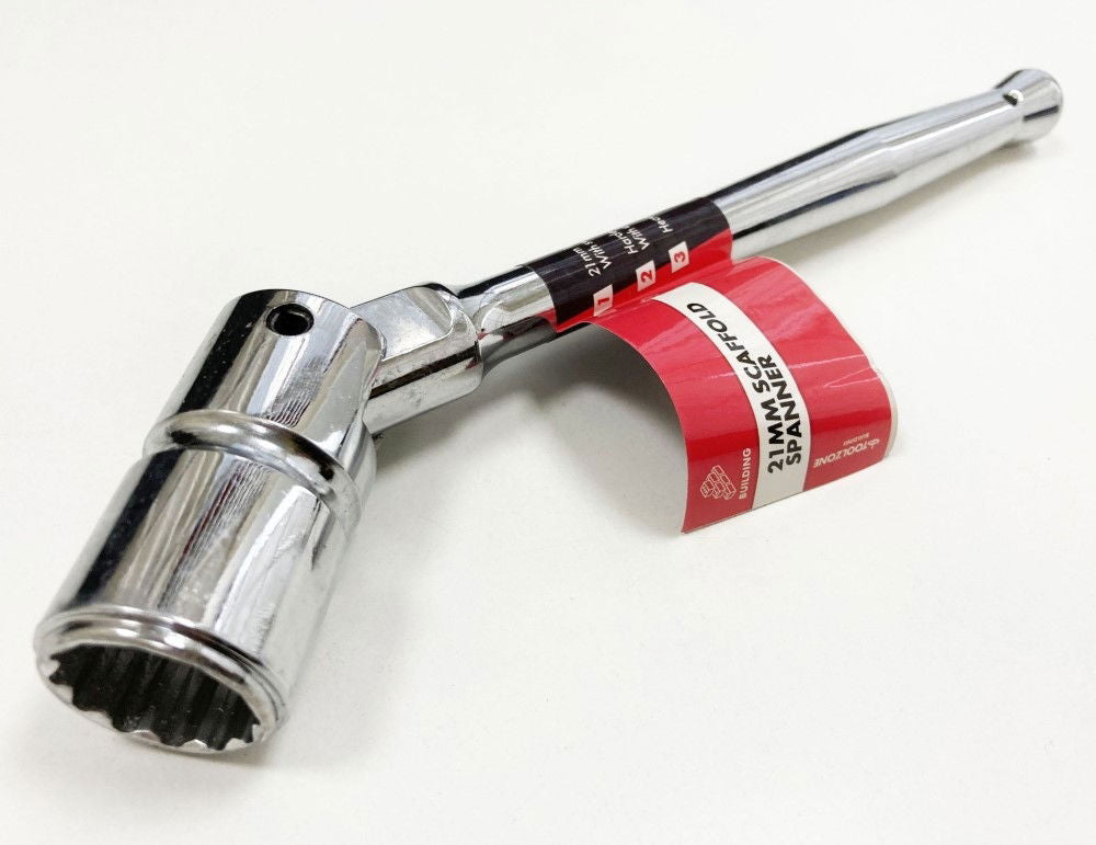SCAFFOLD SPANNER 21mm 12 POINT SOCKET DROP FORGED STEEL - TOOLZONE KDPSP178