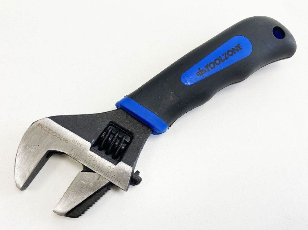 ADJUSTABLE SPANNER 2 IN 1 STUBBY REVERSIBLE JAW 25mm DROP FORGED STEEL - TOOLZONE KDPSP181