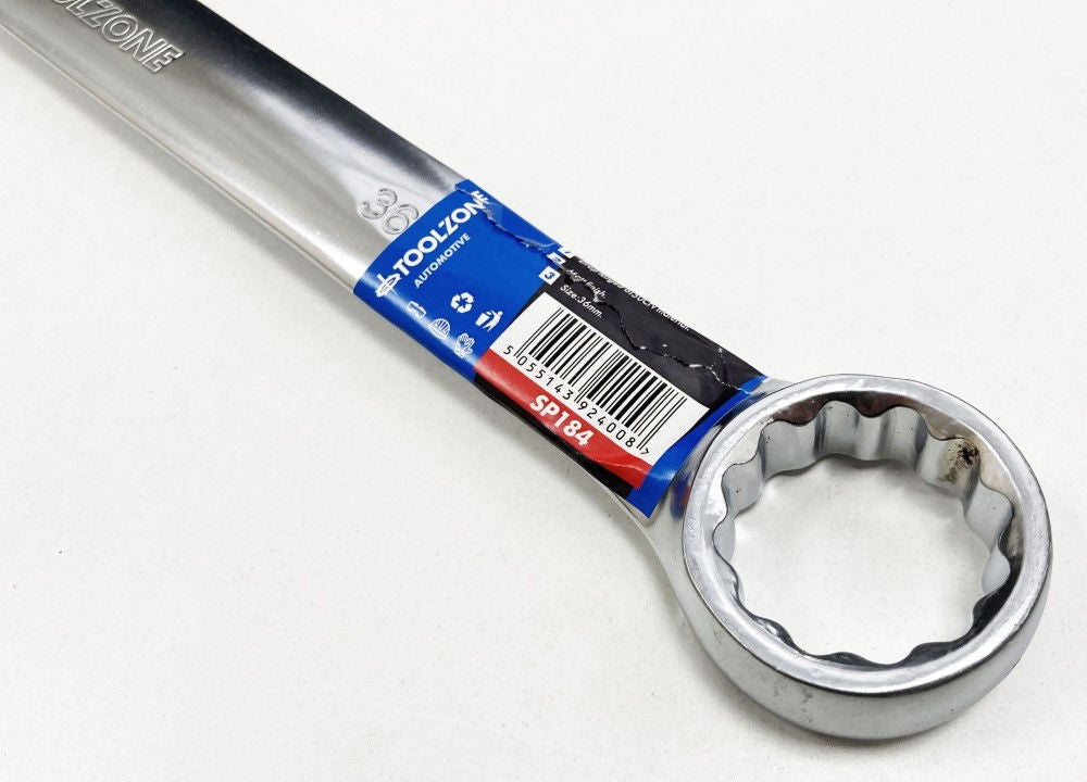 COMBINATION SPANNER 36mm 6150CRV MATT FINISH - TOOLZONE KDPSP184
