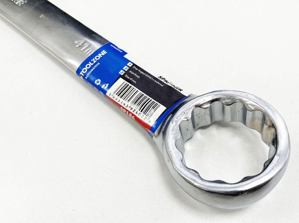 COMBINATION SPANNER 41mm 6150CRV MATT FINISH - TOOLZONE KDPSP186