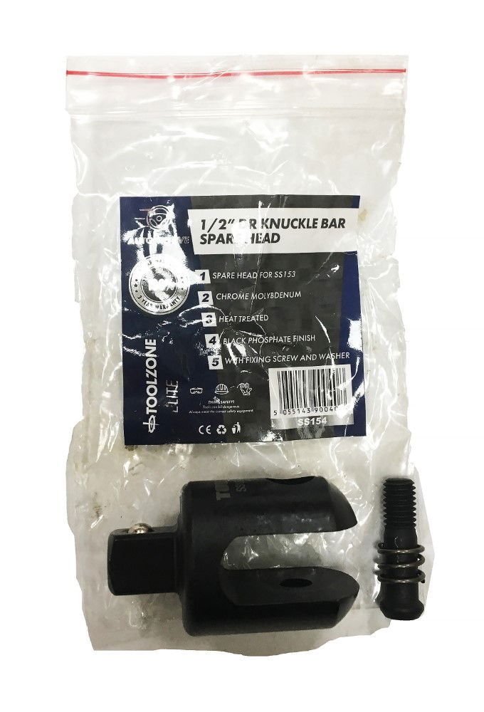 SPARE KNUCKLE BAR HEAD 1/2 DRIVE - TOOLZONE KDPSS154
