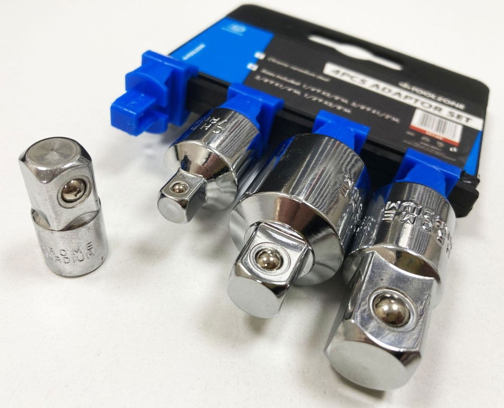 SOCKET ADAPTOR AND REDUCER SET 4 PIECES CRV - TOOLZONE KDPSS166