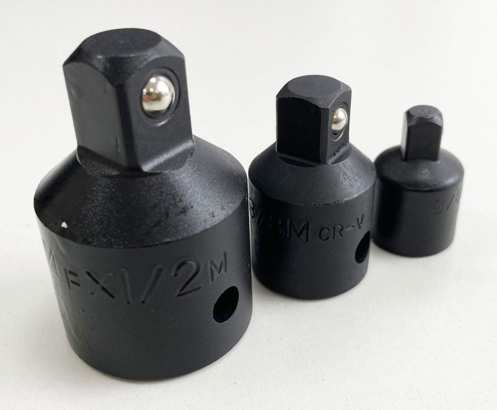 IMPACT REDUCER ADAPTOR SET 3 PIECES CRV - TOOLZONE KDPSS169