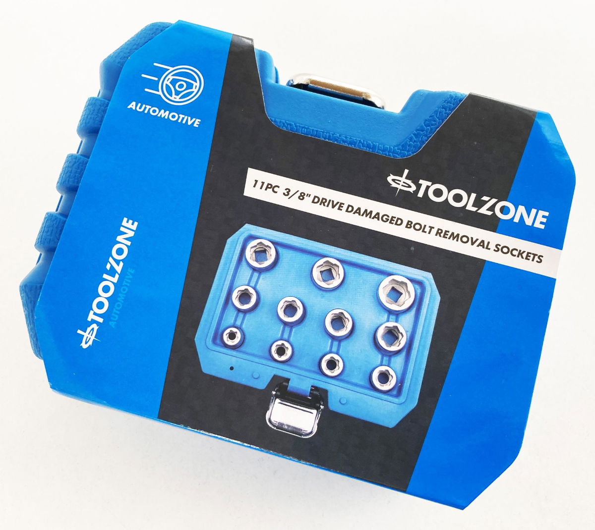 TWIST SOCKET SET 3/8 DRIVE 11 PIECES 9-19mm CHROME MOLYBDENUM - TOOLZONE KDPSS209