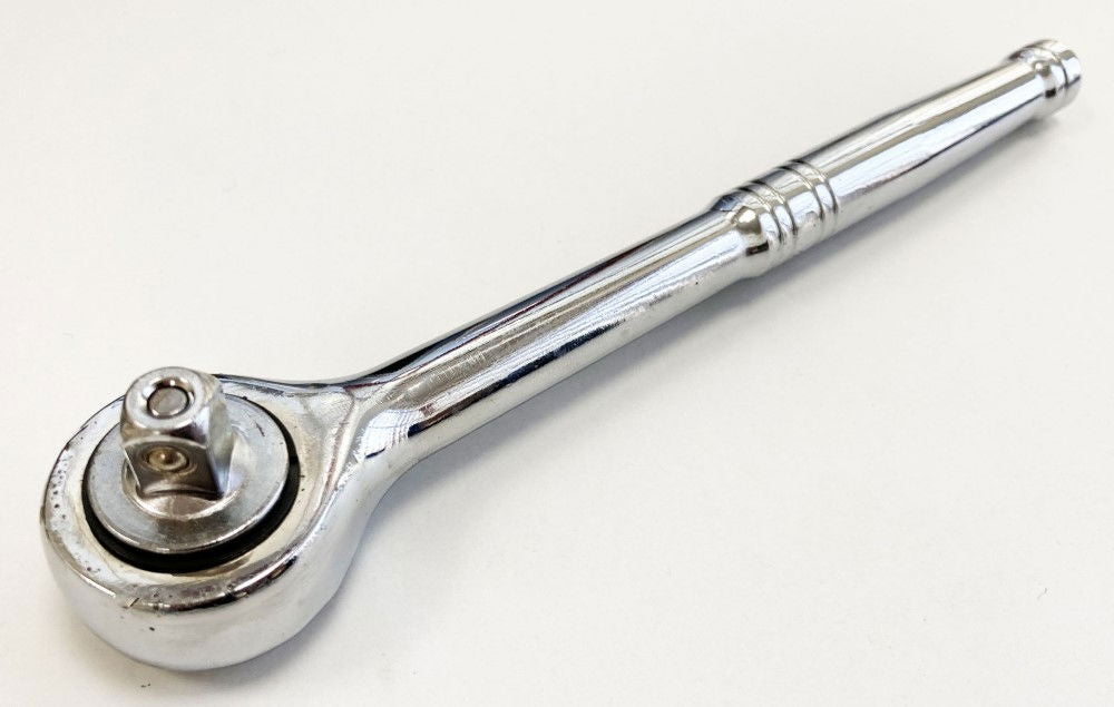 RATCHET HANDLE 3/8 DRIVE POLISHED CHROME QUICK RELEASE - TOOLZONE KDPSS240