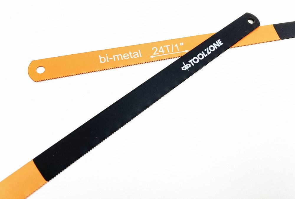 HACKSAW BLADES 12 24 TPI HSS BIMETAL 2 PIECES - TOOLZONE KDPSW115