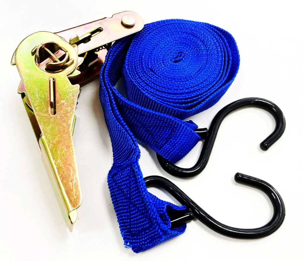 RATCHET TIE DOWN 25mm x 4.5m 100kg BREAKING STRENGTH - TOOLZONE KDPTD031