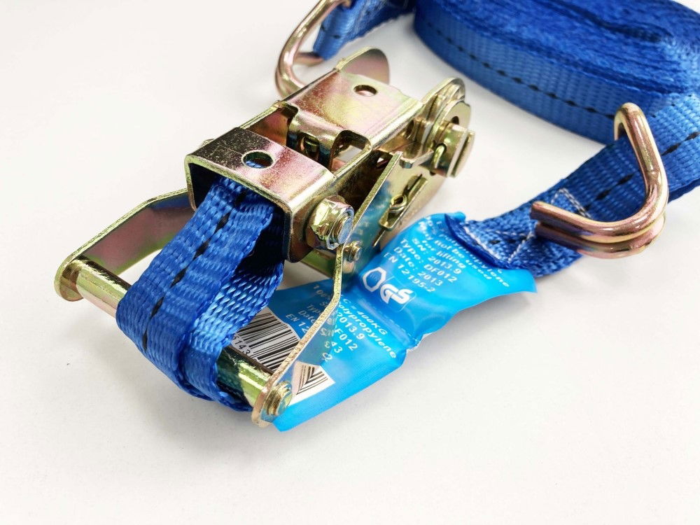 HEAVY DUTY RATCHET TIE DOWN 1 x 8m 400kg CAPACITY - TOOLZONE KDPTD035