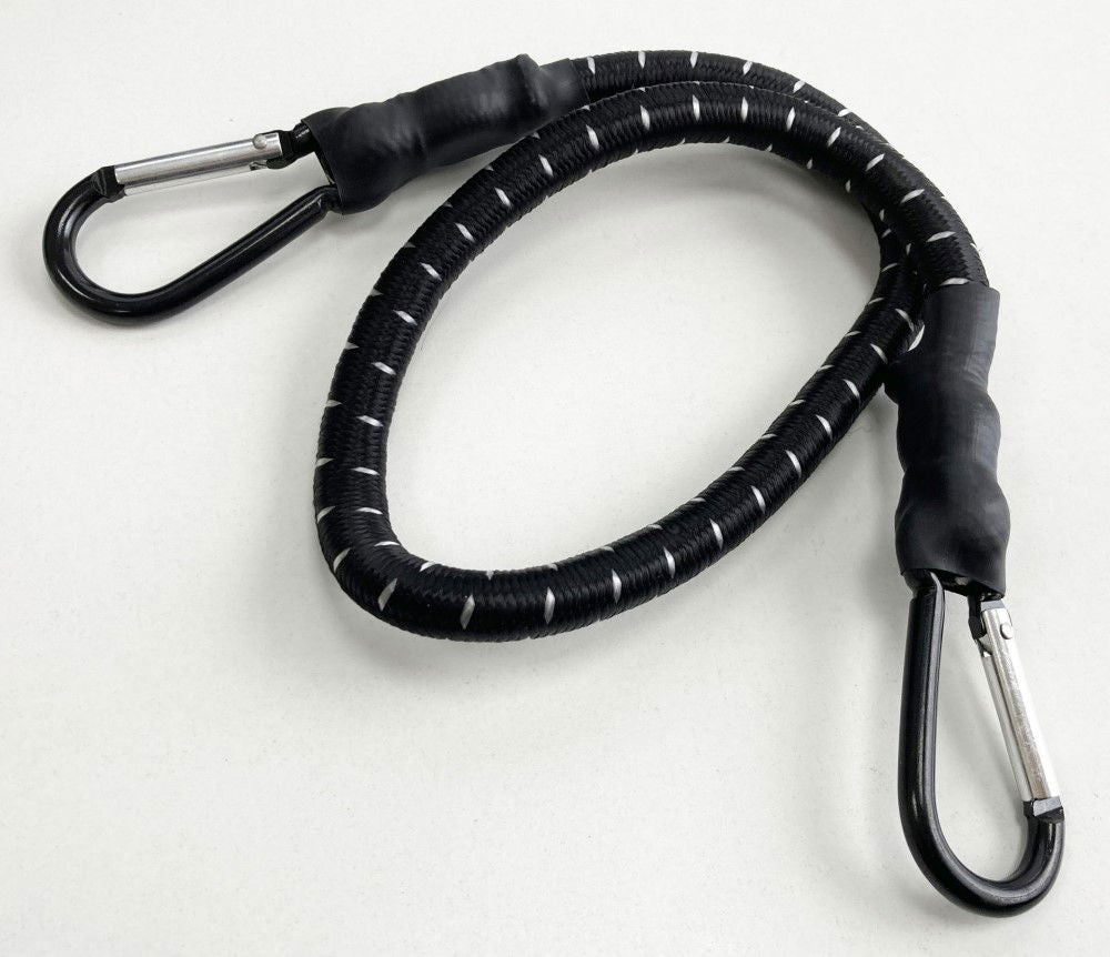 HEAVY DUTY BUNGEE 24 12mm WITH CARABINER CLIPS - TOOLZONE KDPTD066
