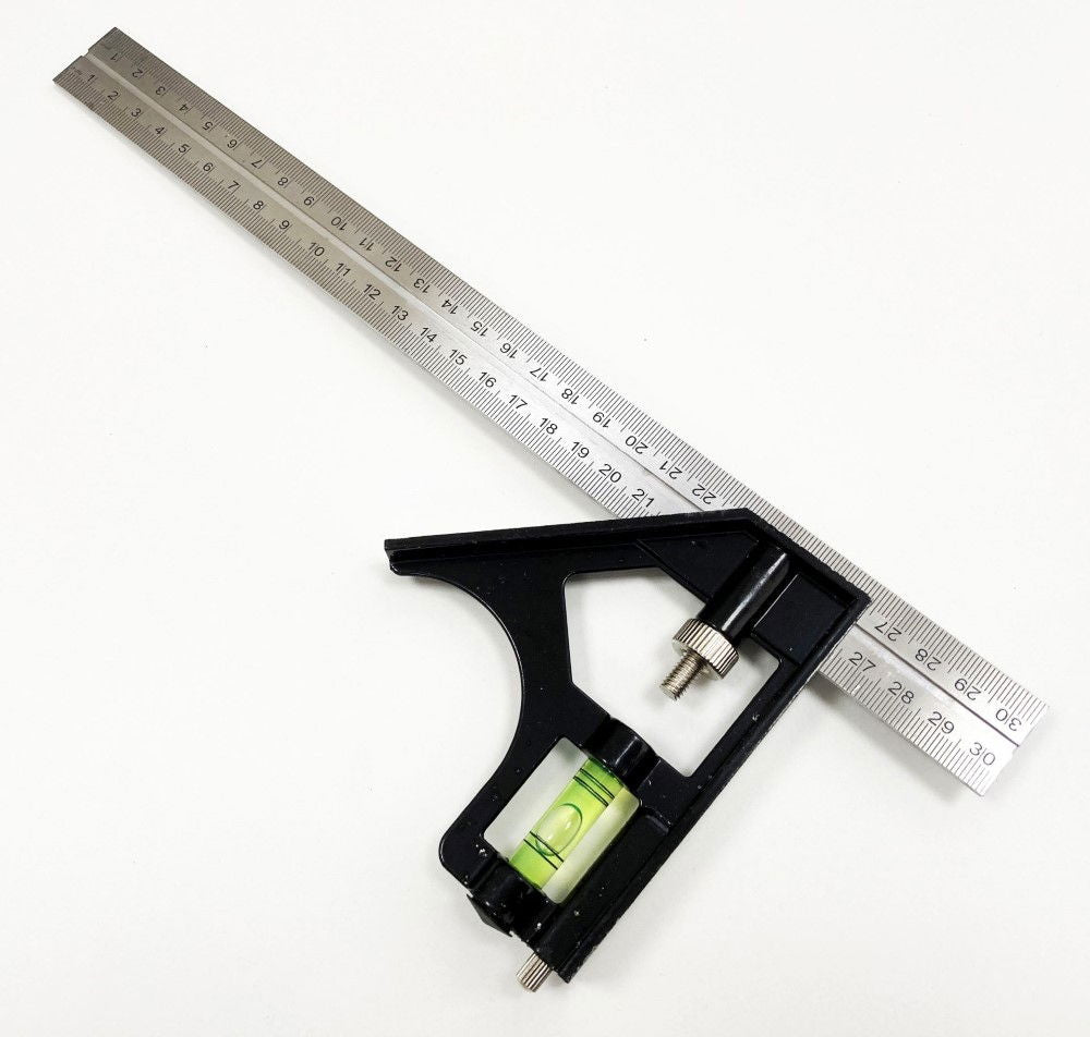 COMBINATION SQUARE 12 METRIC AND IMPERIAL - TOOLZONE KDPWW016