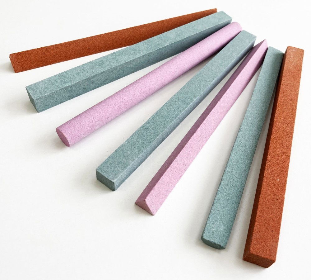 SHARPENING STONE SET 7PC 6 180 AND 240 GRIT MIXED SHAPES - TOOLZONE KDPWW068