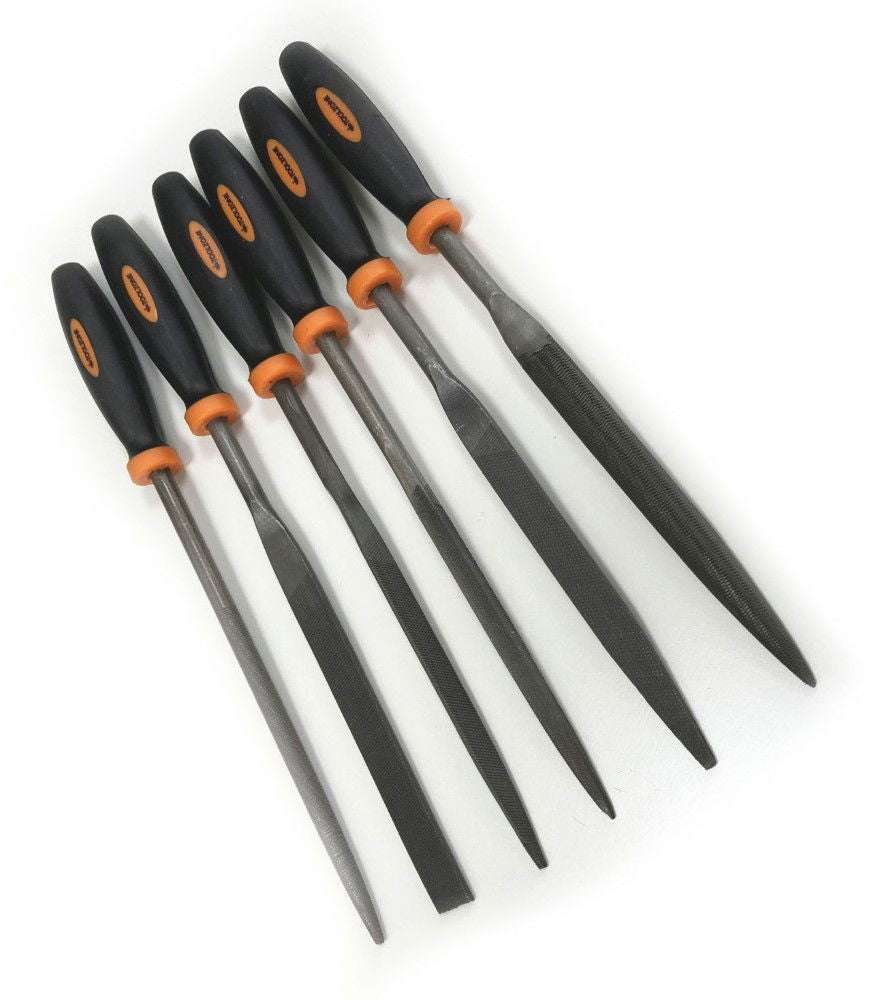 WARDING FILE SET 6PC BEARING STEEL 175 x 5mm - TOOLZONE KDPWW203