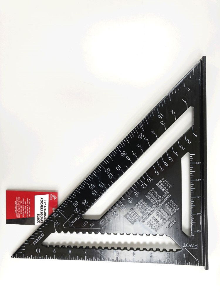ROOFERS SQUARE ALUMINIUM 12 BLACK - TOOLZONE KDPWW206