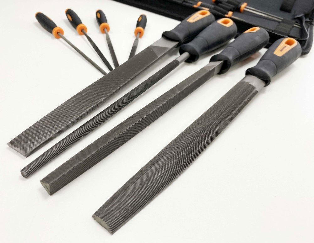 FILE SET 16PC WITH CARRY CASE 200mm AND 100mm BEARING STEEL FILES - TOOLZONE KDPWW216
