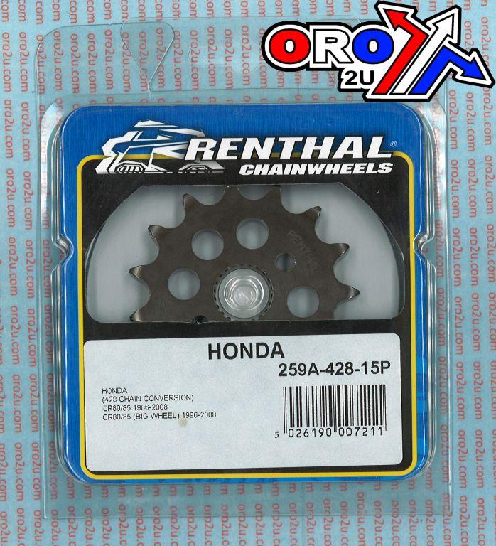 FRONT SPROCKET RENTHAL 259A, HONDA259A-428-15P