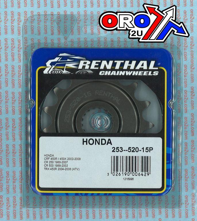 FRONT SPROCKET RENTHAL 253, HONDA 253--520-15P