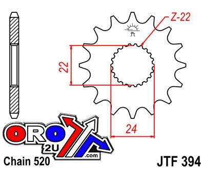 FRONT SPROCKET JTF394.17 JT