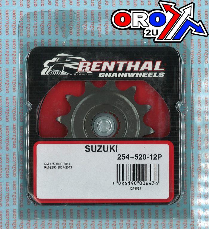 FRONT SPROCKET RENTHAL 254, SUZUKI 254--520-12P, 254--520-12P