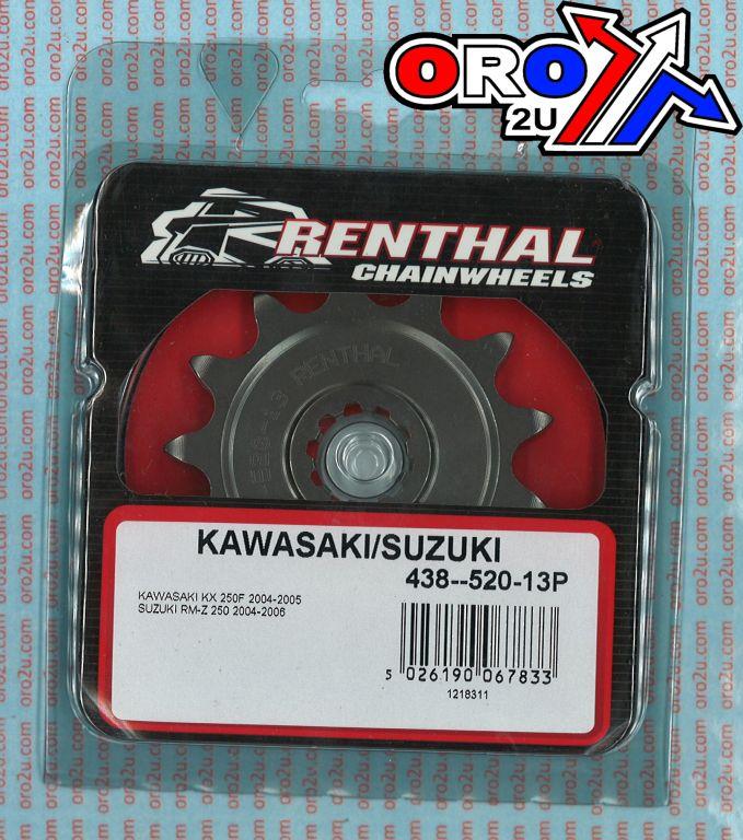 FRONT SPROCKET RENTHAL 438, KAWASAKI/SUZUKI 438--520-13P