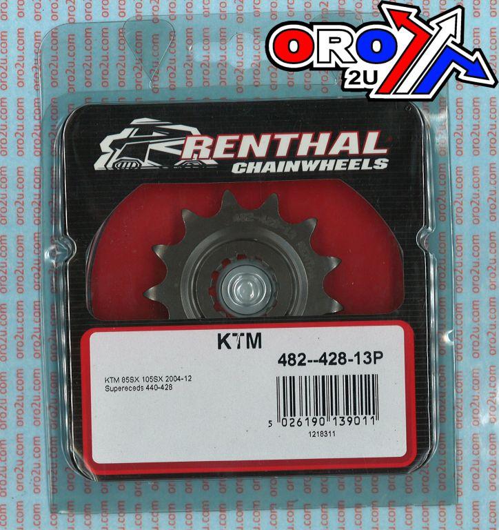 FRONT SPROCKET RENTHAL 428, KTM 482--428-13P, 482--428-13P