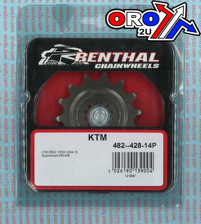 FRONT SPROCKET RENTHAL 428, KTM 482--428-14P