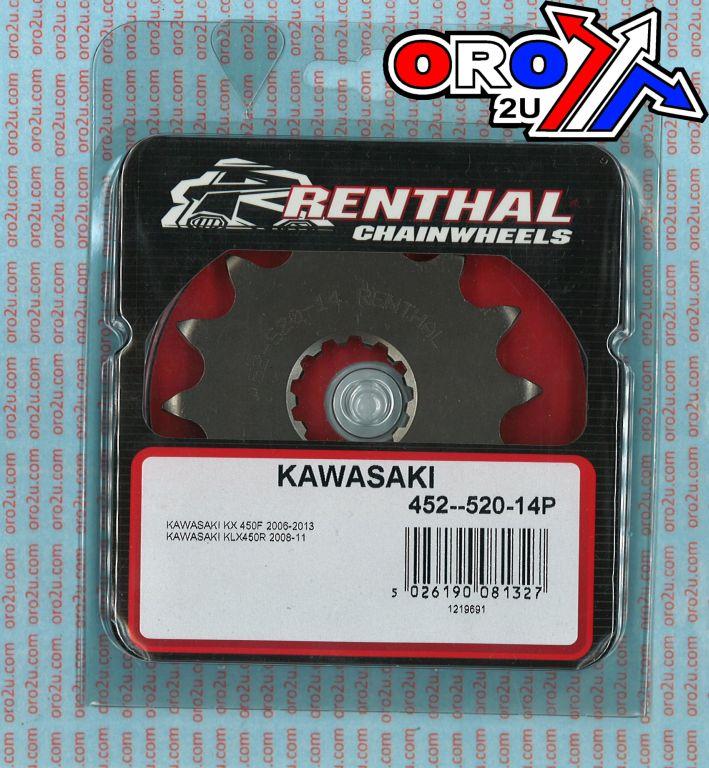 FRONT SPROCKET RENTHAL 452, KAWASAKI 452--520-14P