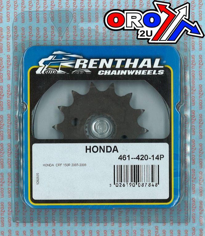 FRONT SPROCKET RENTHAL 461, HONDA 461--420-14GP