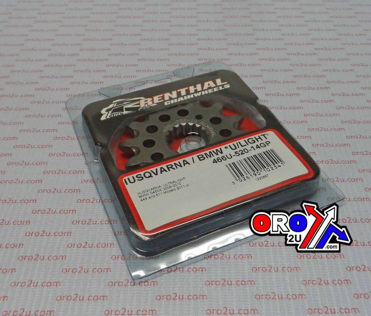 FRONT SPROCKET RENTHAL 466, HUSQVARAN BMW 466U-520-14GP, JTF403, JT403, SF403-