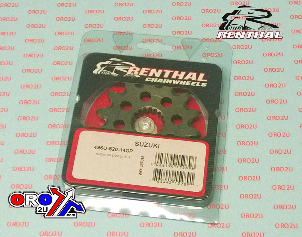 FRONT SPROCKET RENTHAL 496U, RENTHAL 496U-520-14, 496U-520-14GP